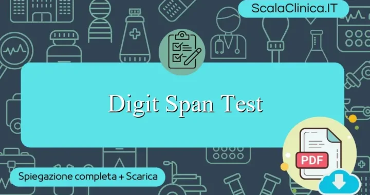 Digit Span Test in italiano